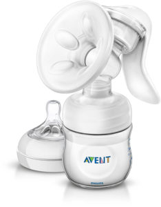 Philips Avent SCF330/20 Komfort-Handmilchpumpe mit Naturnah-Flasche